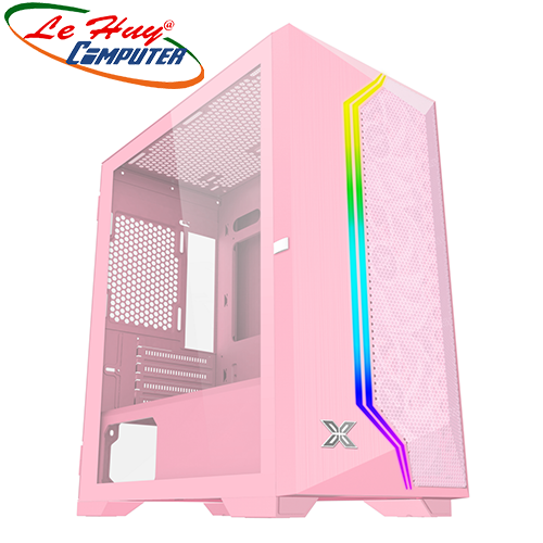 Vỏ máy tính XIGMATEK GEMINI II PINK 3FB (EN48380) - KÈM 03 FAN XIGMATEK X22B