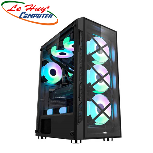 Vỏ máy tính MIK TN10 (kèm 3 FAN GALAXY RGB)