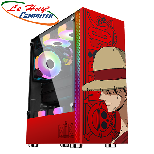 Vỏ máy tính MIK DT03 RED LUFFY (No Fan)