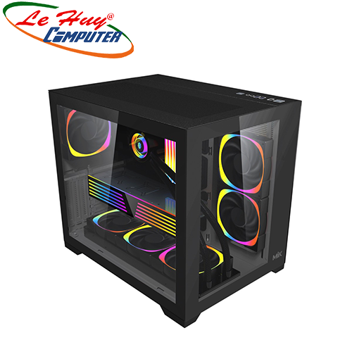 Vỏ máy tính MIK LV12 Black (No Fan)