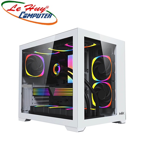 Vỏ máy tính MIK LV12 White (No Fan)