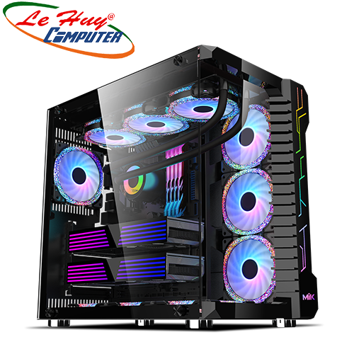 Vỏ máy tính MIK LV07 Black (No Fan)
