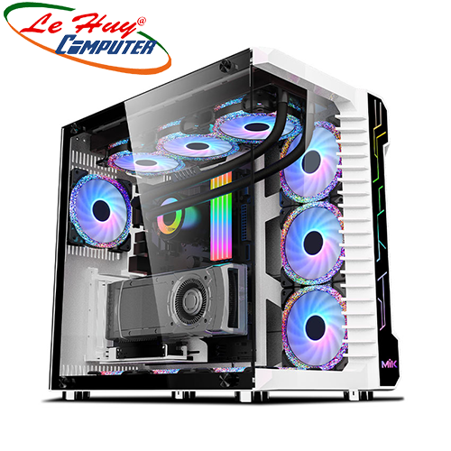 Vỏ máy tính MIK LV07 White (No Fan)