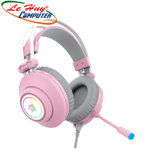 Tai nghe Over-ear Zidli Score SH320 Pink 7.1 RGB USB