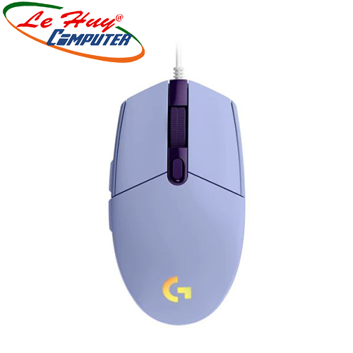 Chuột máy tính Logitech G203 Tím Lightsync RGB