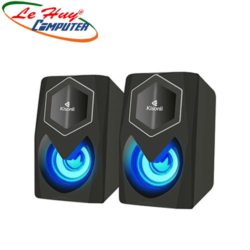 Loa vi tính 2.0 Kisonli L-1020 LED