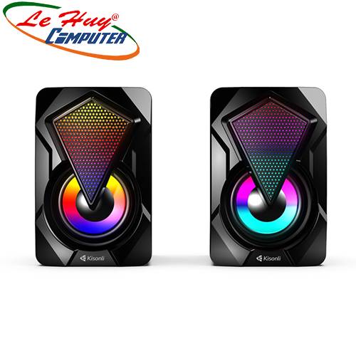 Loa vi tính 2.0 Kisonli L-9090 LED