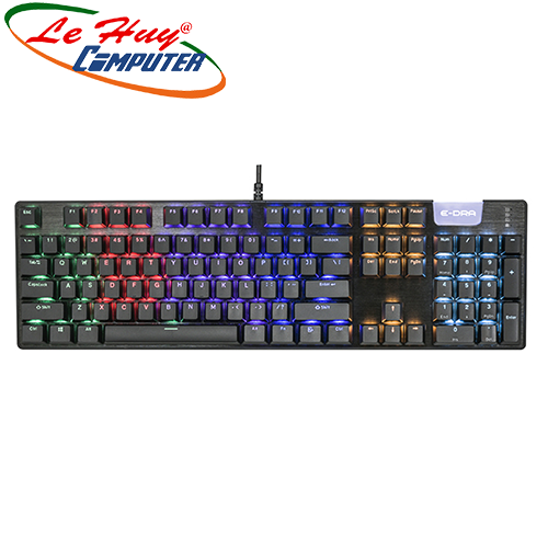 Bàn phím cơ E-DRA EK312 Black (Blue/Red/Brown Switch)