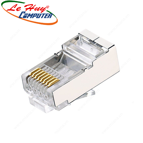 Đầu bấm dây mạng ENSOHO RJ-45 Cat 6 chống nhiễu 100 cái/túi (EN-RJ45C6M)