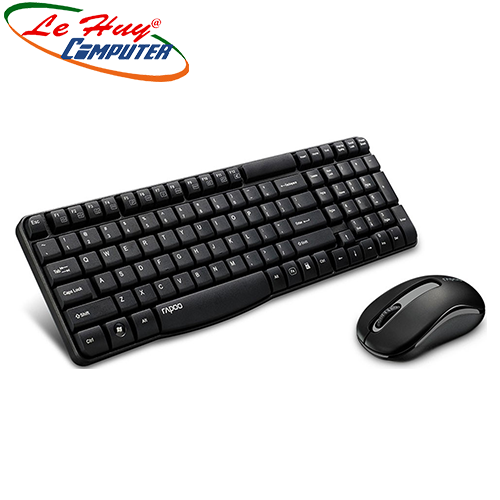 Combo Bàn phím chuột máy tính không dây Rapoo X1800S USB-Wireless