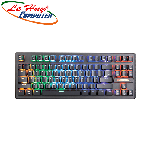 Bàn phím Cơ Newmen GE87 LED Rainbow (Blue / Red / Brown Switch)