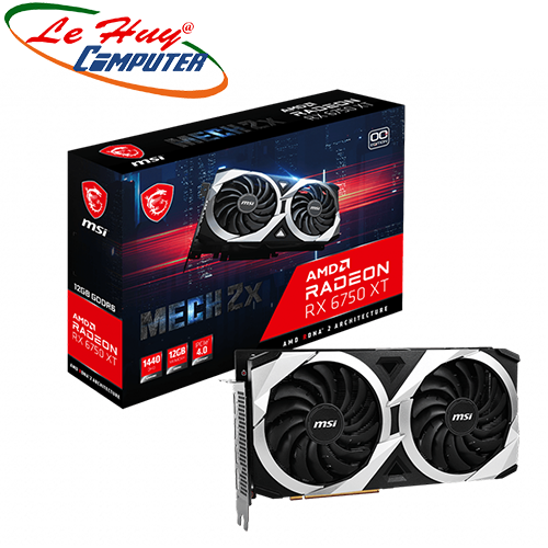 Card Màn Hình - VGA MSI Radeon RX 6750 XT MECH 2X 12G OC