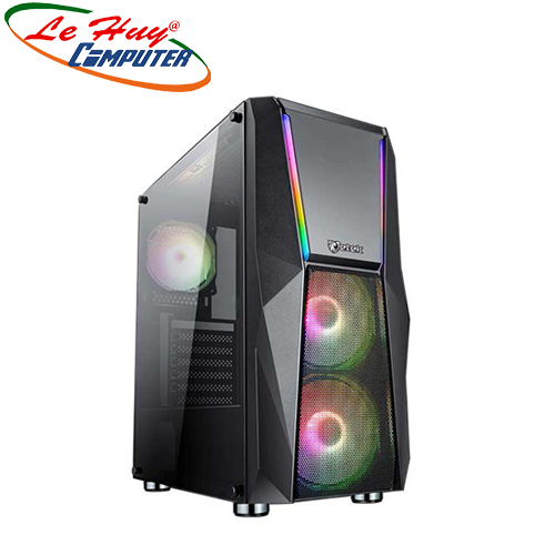 Vỏ máy tính Jetek SQUID Z1 - Tặng kèm 2 Fan RGB