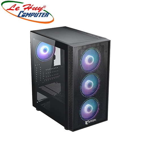 Vỏ máy tính Jetek GAME X4 - Tặng kèm 3 Fan