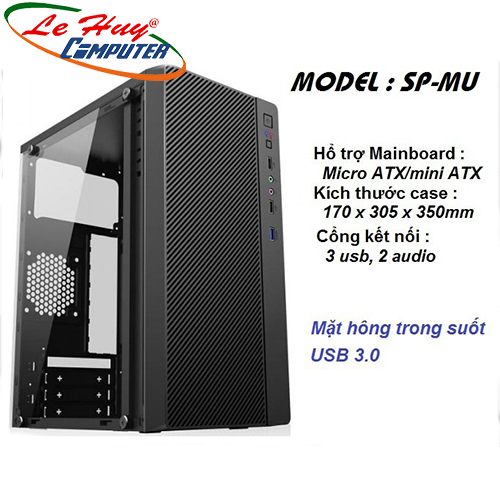 Vỏ máy tính SP MU (No Fan)