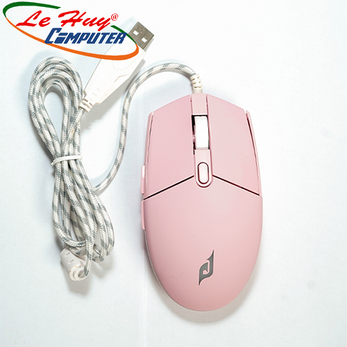 Chuột máy tính E-DRA EM6102 Pink Led 7 màu