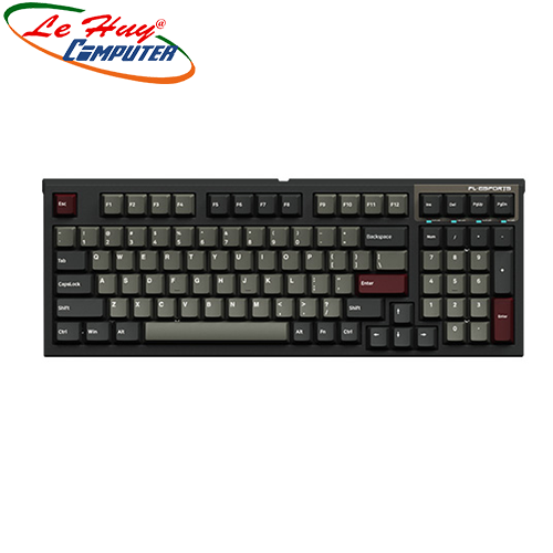 Bàn phím cơ FL-Esports FL980CP Dolch LED RGB (White/Red Switch)