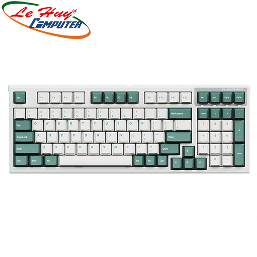 Bàn phím cơ FL-Esports FL980CP Aqua Green LED RGB (Rosa Switch)