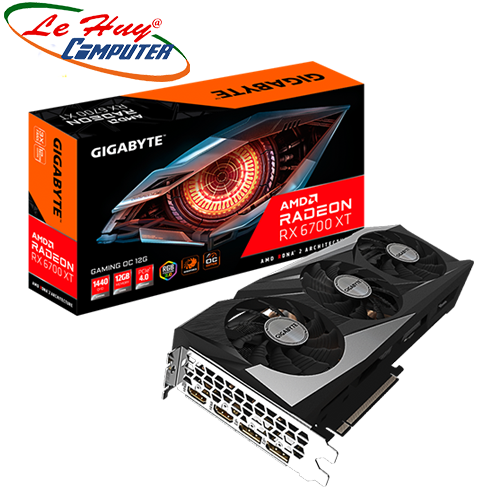 Card Màn Hình - VGA GIGABYTE Radeon RX 6700 XT GAMING OC 12G (GV-R67XTGAMING OC-12GD)
