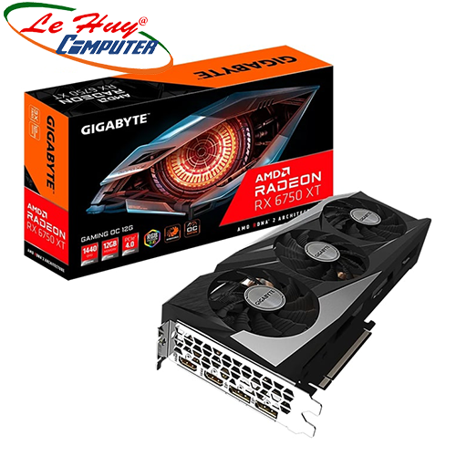 Card Màn Hình - VGA GIGABYTE Radeon RX 6750 XT Gaming OC 12GB (GV-R675XTGAMING OC-12GD)