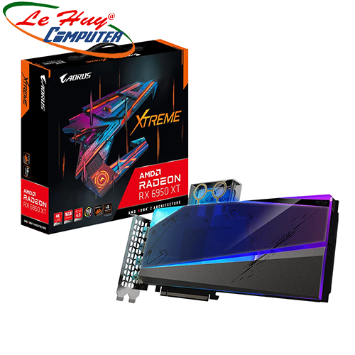 Card Màn Hình - VGA GIGABYTE AORUS Radeon RX 6950 XT XTREME WATERFORCE WB 16G (GV-R695XTAORUSX WB-16GD)