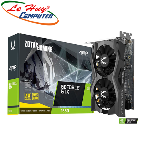 Card Màn Hình - VGA ZOTAC GAMING GeForce GTX 1650 AMP Core 4GB GDDR6 (ZT-T16520J-10L)