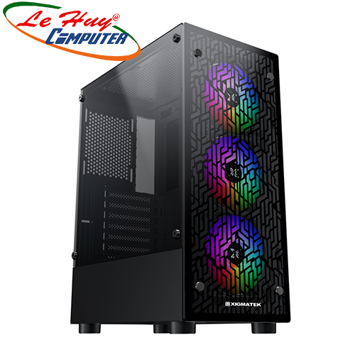 Vỏ máy tính XIGMATEK NYA 3F (EN49523) KÈM 03 FAN XIGMATEK X22F