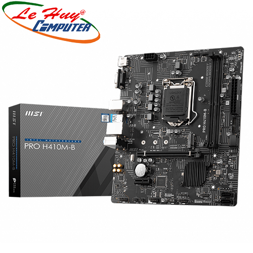 Bo Mạch Chủ - Mainboard MSI PRO H410M-B (Vga, HDMI, ssd m2)