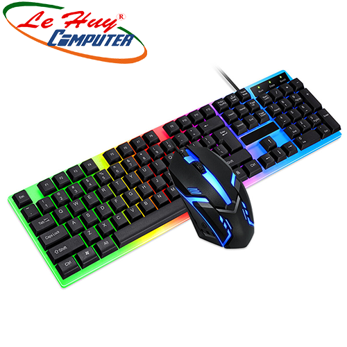 Combo Bộ Bàn Phím Chuột T-Wolf TF230 USB RGB