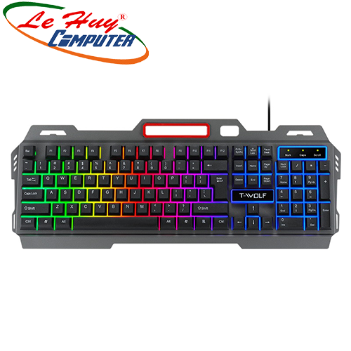 Bàn phím GAMING T-Wolf T16 led 7 màu