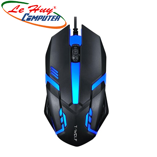 CHUỘT CÓ DÂY GAMING T-WOLF V1 Led 7 màu