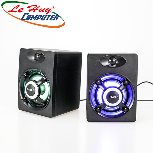 Loa vi tính T-WOLF S1 2.0 Led 7 màu
