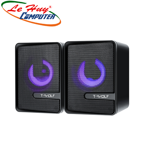Loa vi tính T-WOLF S3 2.0 Led 7 màu