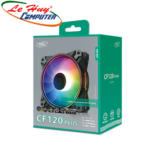 Fan case DEEPCOOL CF120 PLUS ARGB (3 fan + hub)