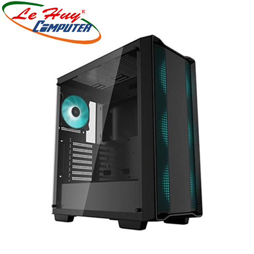 Vỏ máy tính Deepcool CC560 WH (Đen/Trắng) - Kèm 4 Fan Led