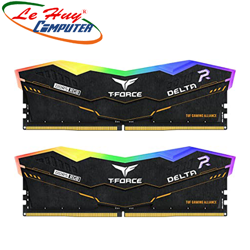 Ram máy tính TEAM T-Force Delta TUF RGB 32GB (2x16GB) DDR5 5200Mhz (FF5D532G5200HC40CDC01)