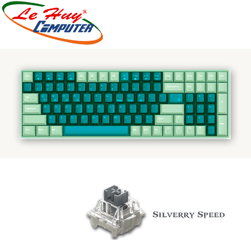 Bàn phím cơ không dây Newmen GM1000 Spring Led RGB G-Pro (Switch Silverry)