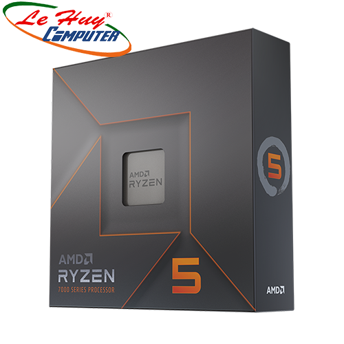 CPU AMD Ryzen 5 7600X (4.7GHz boost 5.3GHz, 6 nhân 12 luồng, 38MB Cache, 105W, Socket AM5)