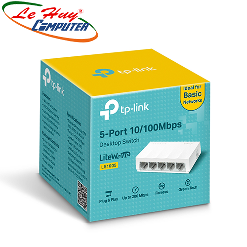 Thiết bị chuyển mạch Switch TP-Link LS1005 5 Cổng 10/100Mbps