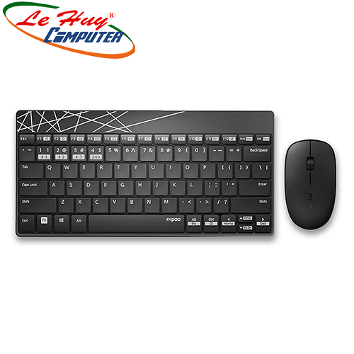 Combo Phím Chuột Không Dây Rapoo 8000S