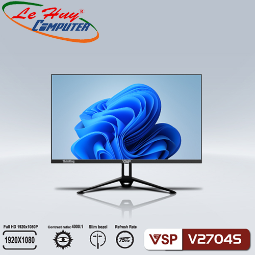 Màn hình LCD 27'' VSP V2704S FullHD 75Hz 5ms IPS Black
