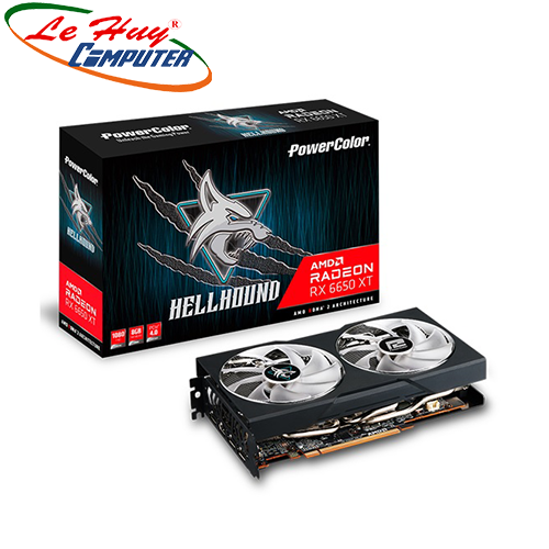 Card Màn Hình - VGA PowerColor Hellhound RX 6650 XT 8GB GDDR6