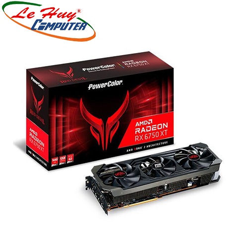 Card Màn Hình - VGA PowerColor Red Devil RX 6750 XT 12GB GDDR6