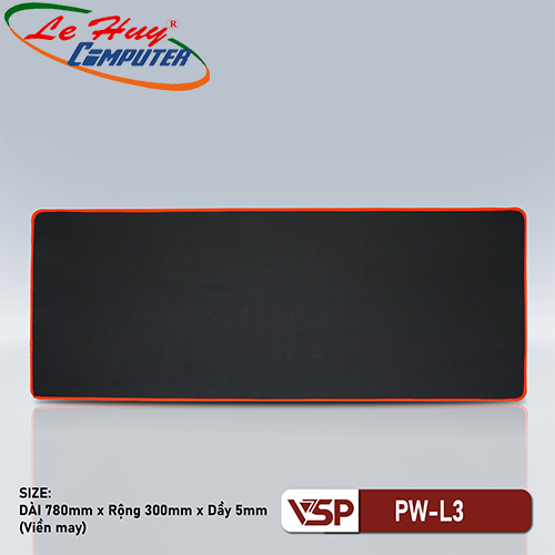 Bàn di chuột VSP PW-L3 Đen (300x780x5mm)