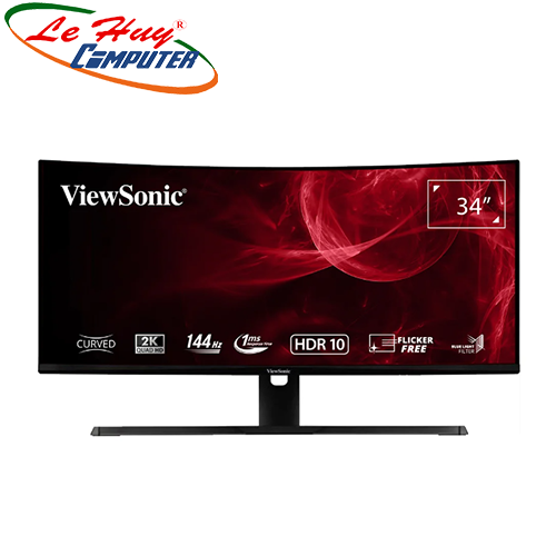 Màn hình máy tính cong Viewsonic VX3418-2KPC 34inch 2K QHD 144Hz 1ms VA