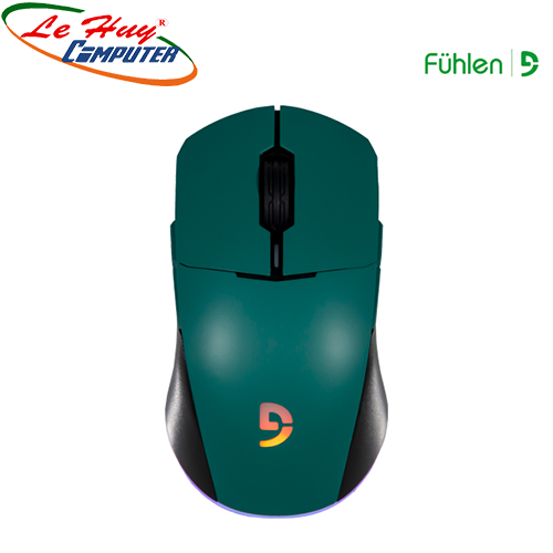 Chuột máy tính không dây Fuhlen D90S RGB Green