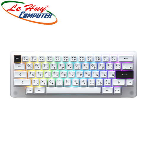Bàn phím cơ AKKO ACR59 White (Jelly White Switch)