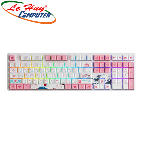 Bàn phím cơ AKKO 5108 World Tour Tokyo R2 SP (Jelly Purple/Jelly Pink Switch)