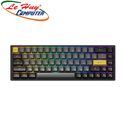 Bàn phím cơ AKKO 3068B Plus Black&Gold (Jelly Purple / Jelly Pink Switch)
