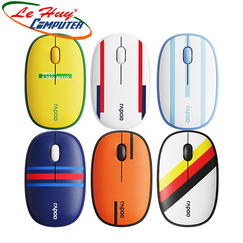 Chuột không dây Rapoo M650 Silent Bluetooth (Worldcup) - Tặng lịch Worldcup